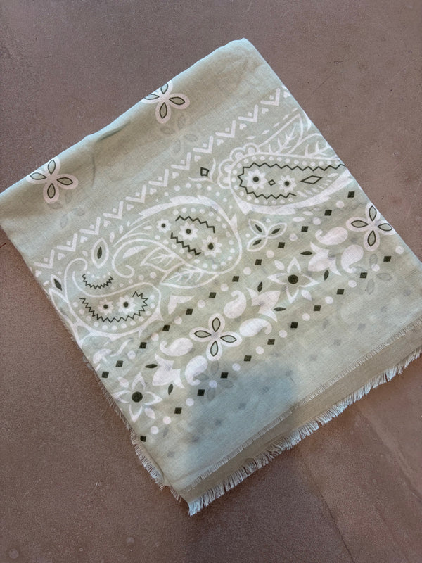 Bandana Tuch Viscose Mix matcha