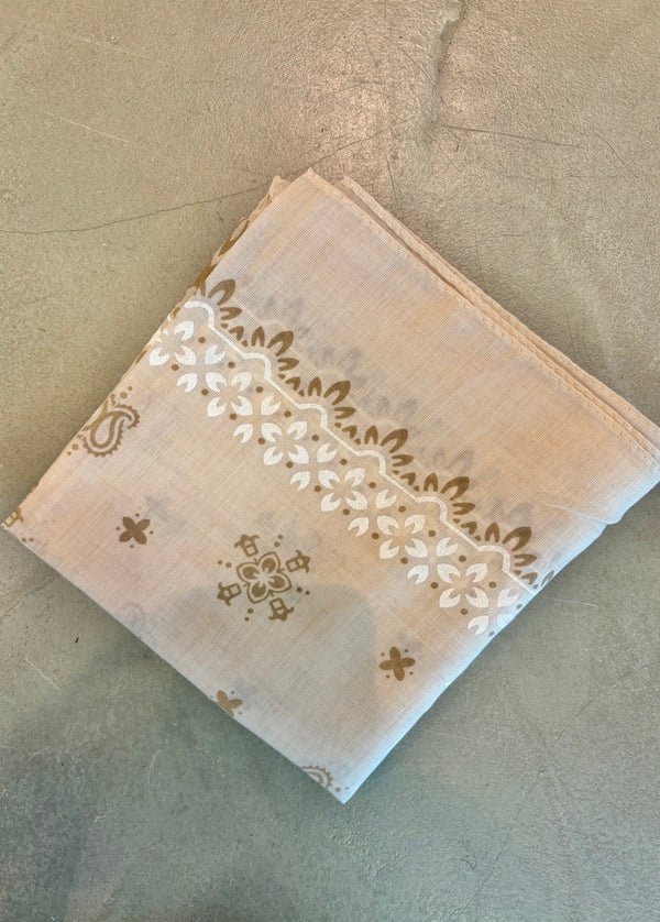 Bandana klein beige