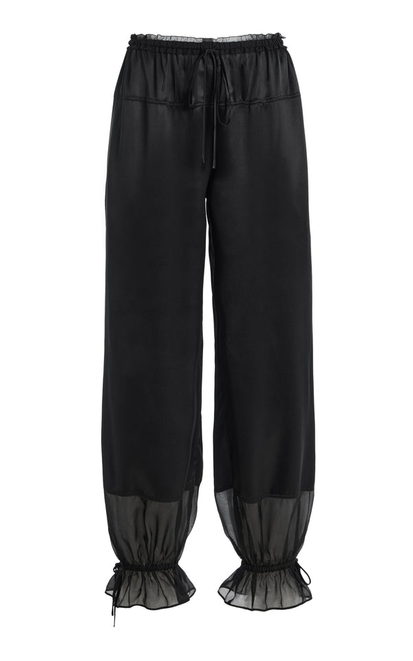 Camile Silk Pant noir