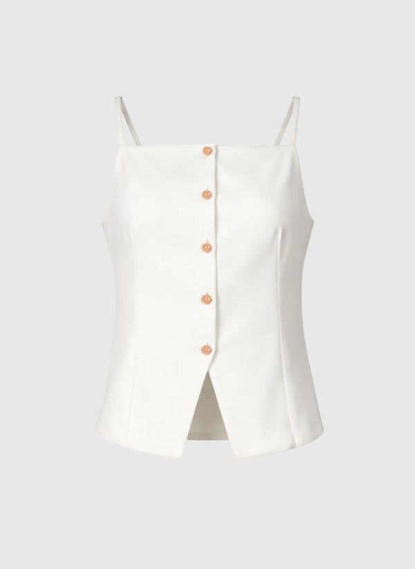 KANTIN TOP BLANC
