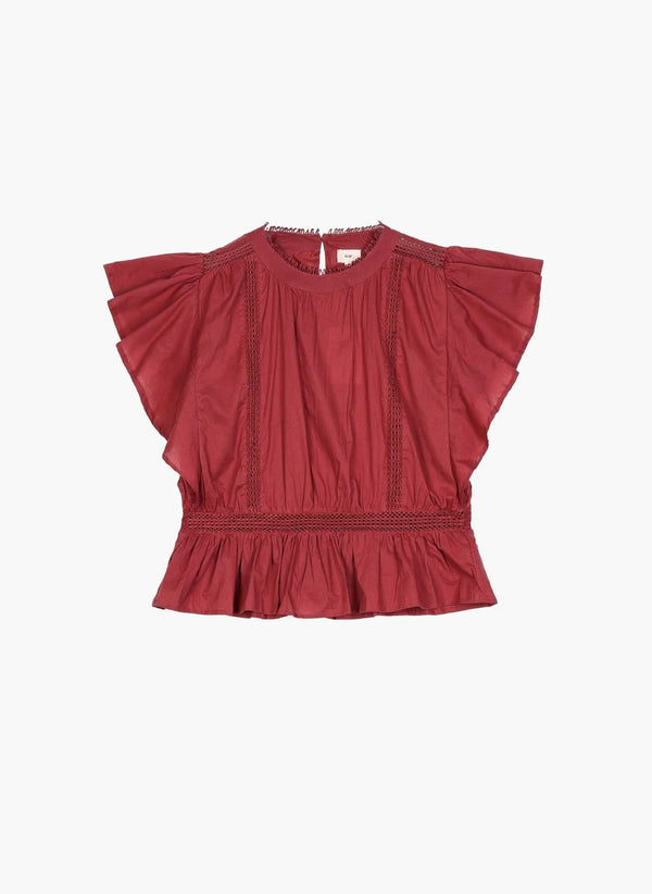 SALEKINA BLUSE TERRACOTTA