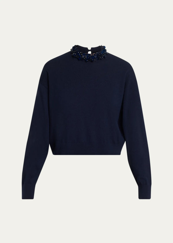 Amelia Embellished Pullover midnight