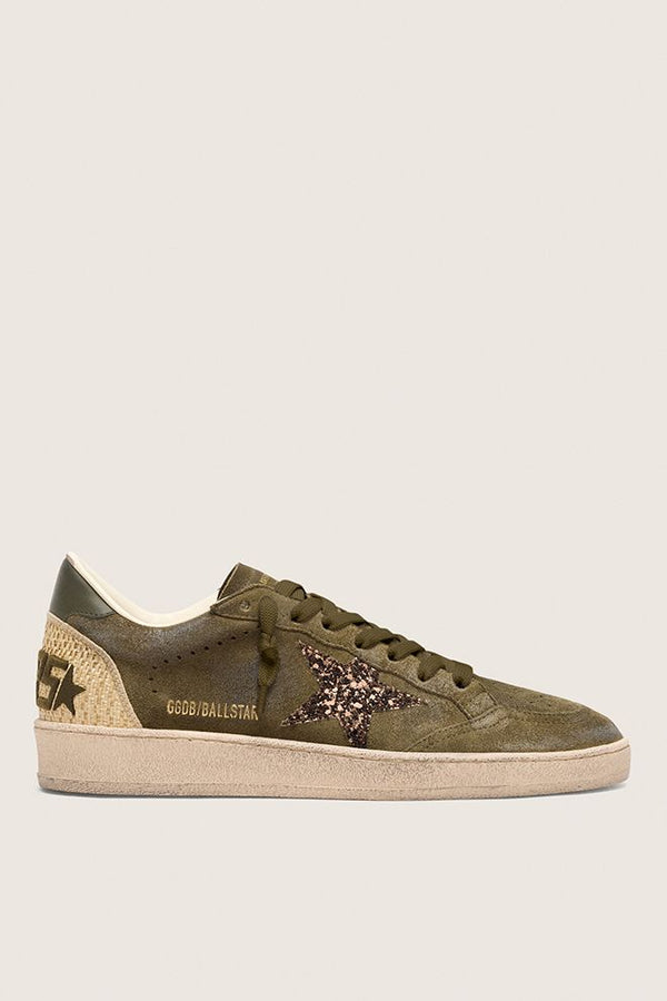 Ballstar rafia spur olive/beige