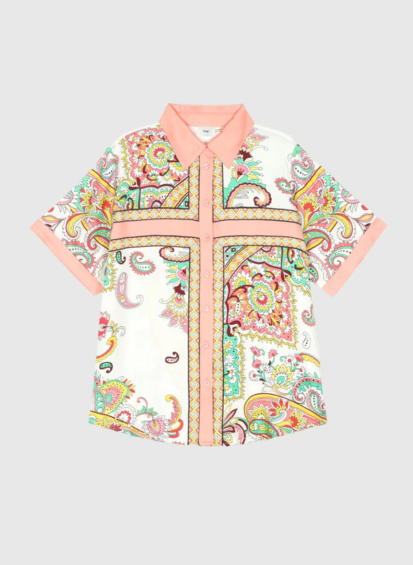 Silvana Bluse jelame rose