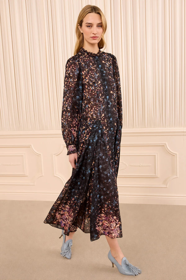 Tessa Silk Dress eclipse
