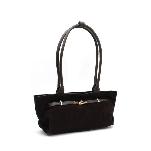 Schultertasche braun