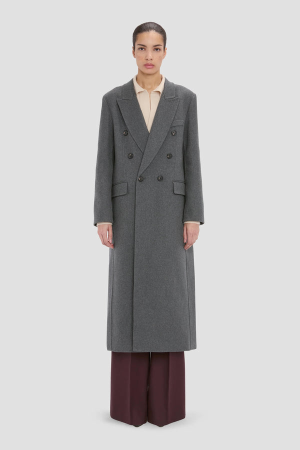 Doublefaced Coat grey melange