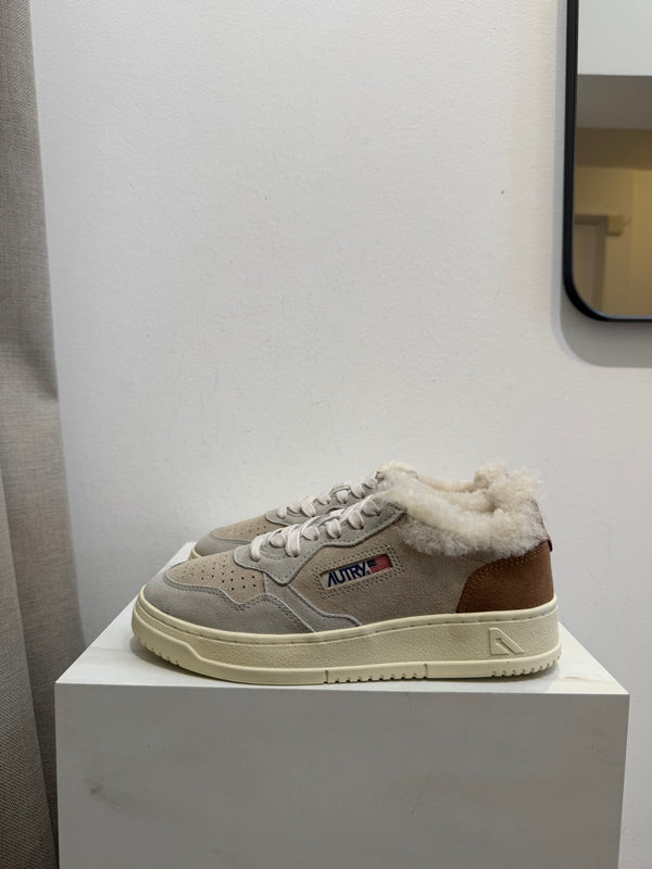 MEDALIST TRICOLOR/SUEDE/SHEARLING CIGAR/PAPYRUS/PELICAN