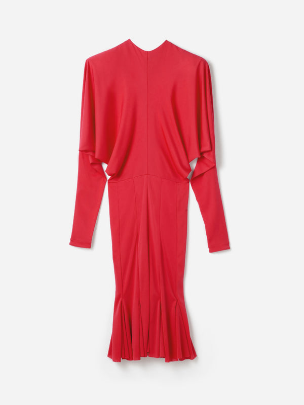 Losange Kleid rot