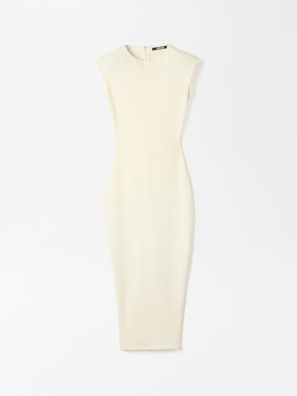 Midikleid Alba weiss