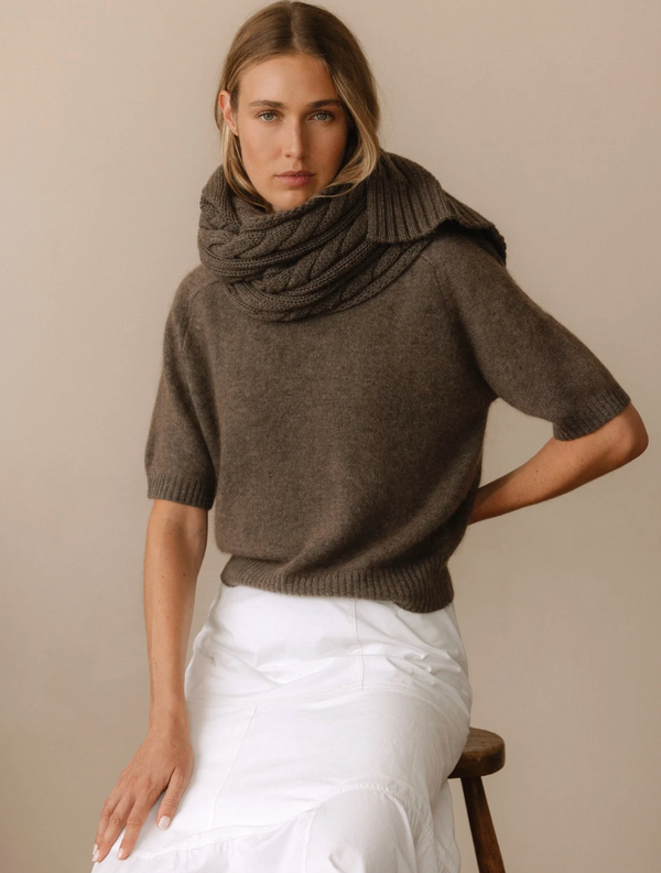 Anita Sweater in Soft Nougat _ 0826