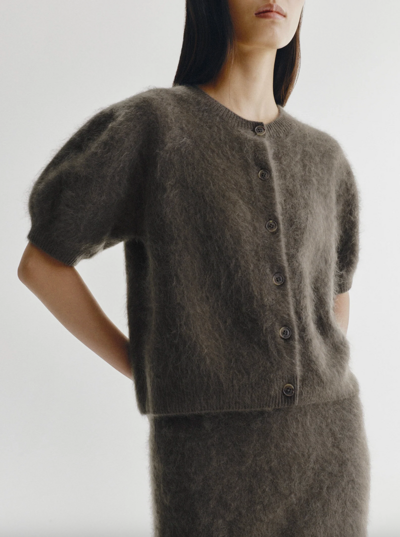 Lucianne Cardigan Wood Brushed