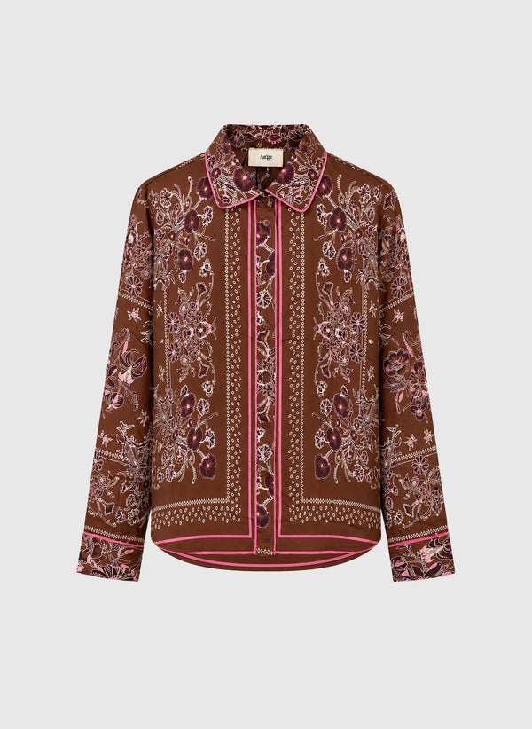 Selany Bluse passila choco