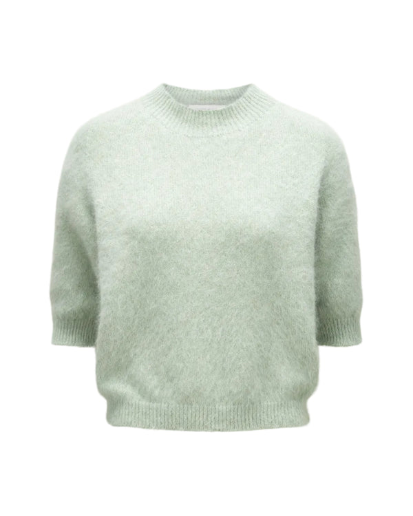 Kurzarm Pullover salbei