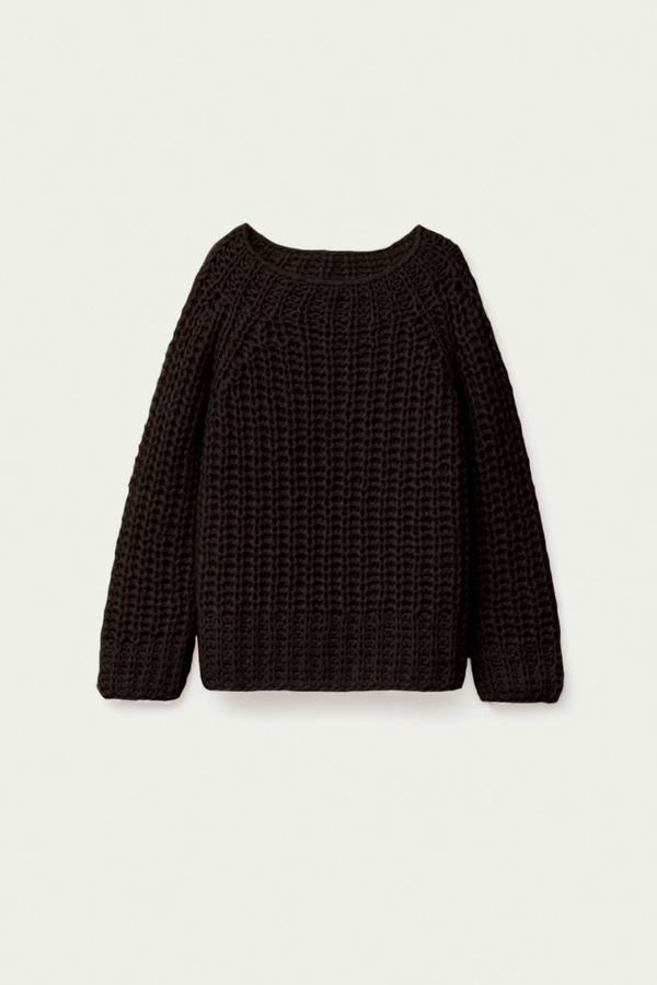 Valencia Handstrick Pullover chocolate