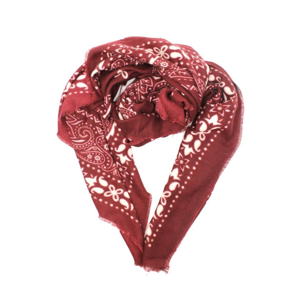 Bandana Paisley bordeaux