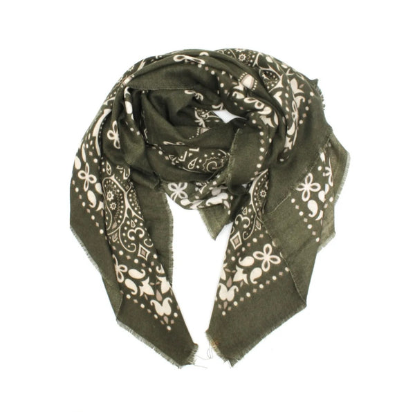 Bandana Paisley khaki