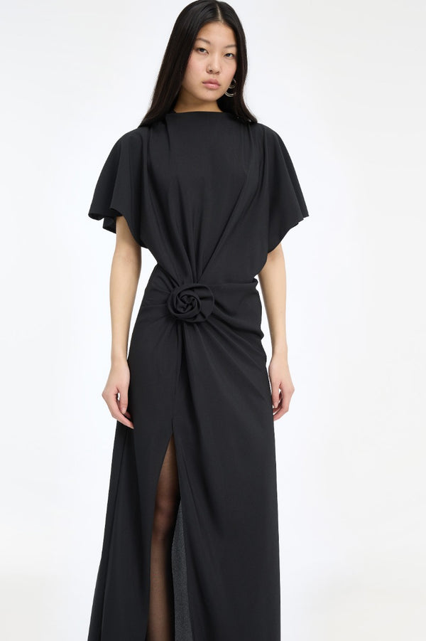 Maxi Slit Dress black
