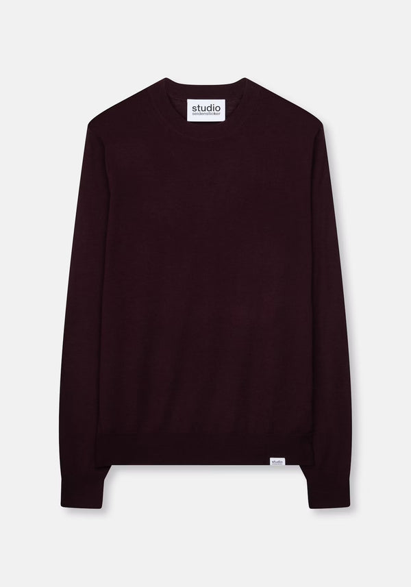Pullover wine red