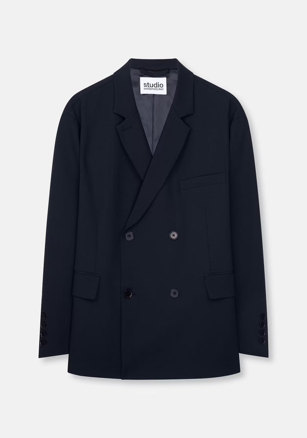 Doppelreihiger Blazer navy