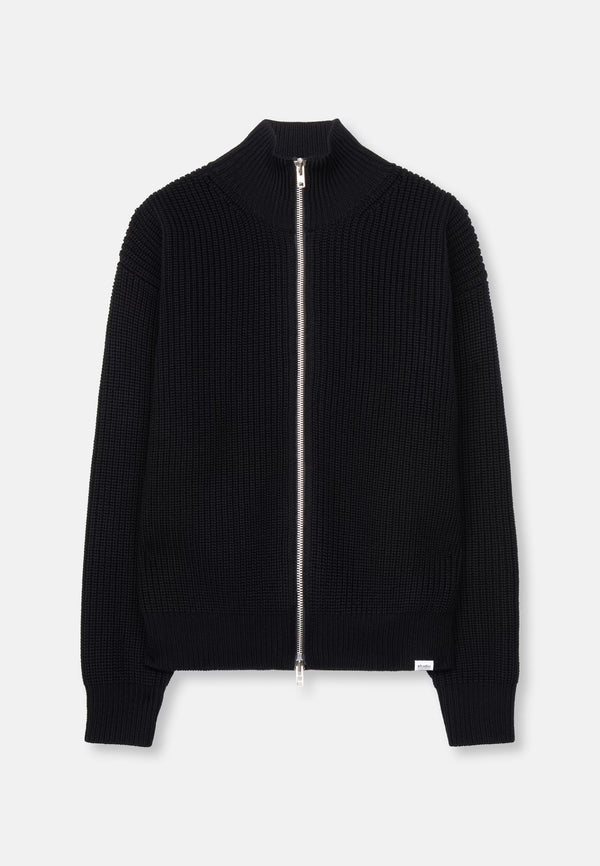 Zip Cardigan navy
