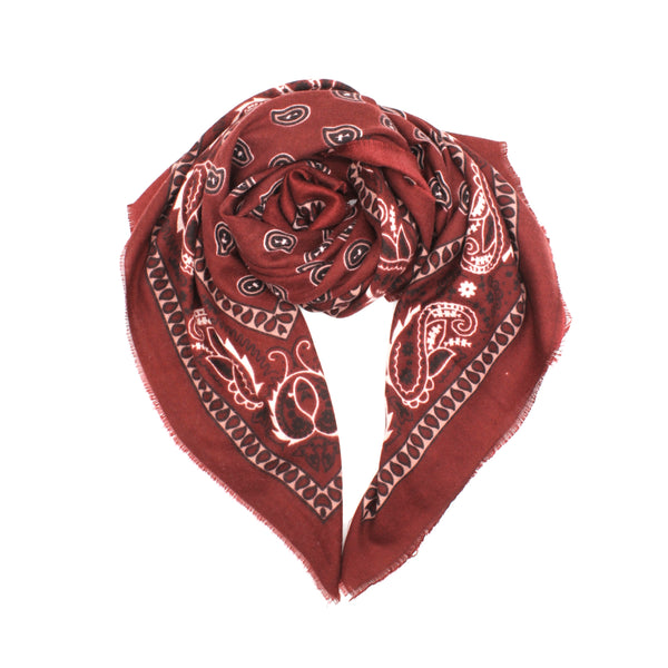 Bandana Herbst bordeaux