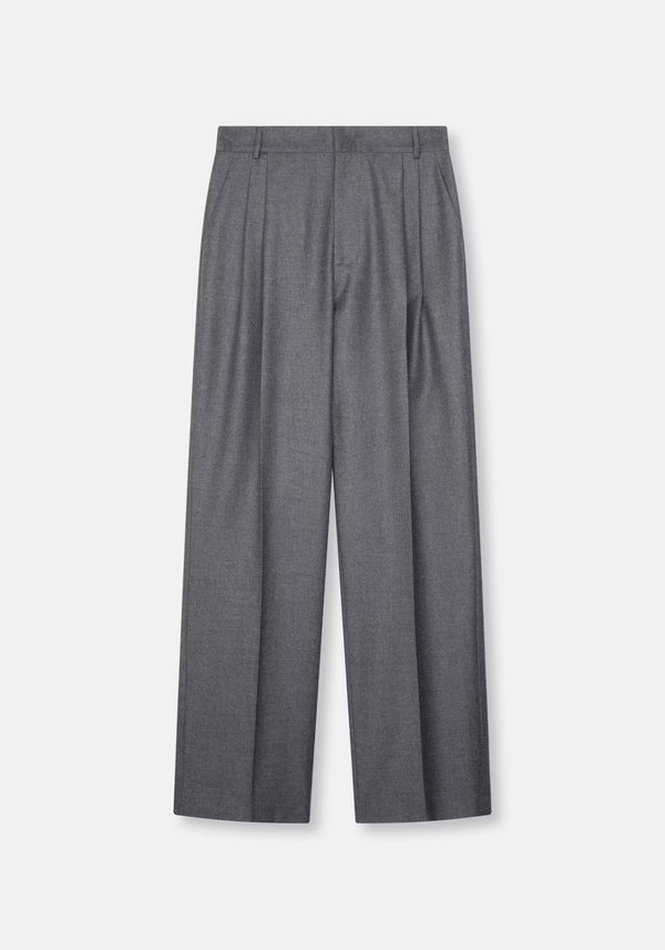 Hose aus Flanell grau