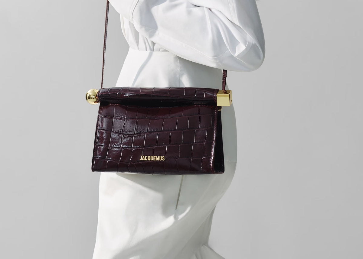 Rond Carre Tasche dark burgundy