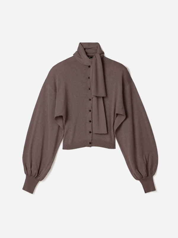 Cardigan Losange brown