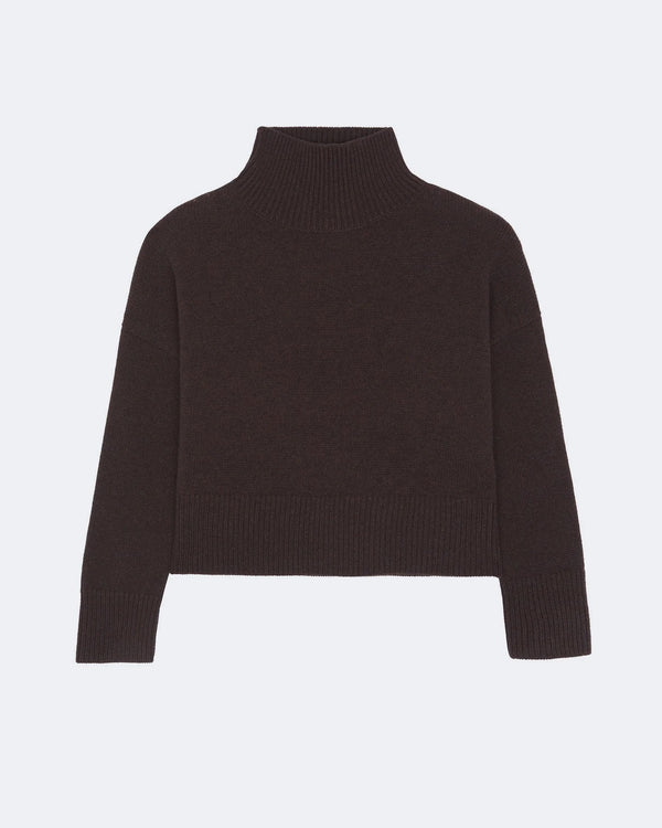 Ulla Crop Pullover espresso