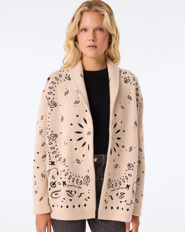Cody Bandana Cardigan organic