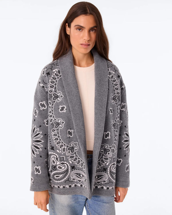 Cody Bandana Bico Cardigan flanelle