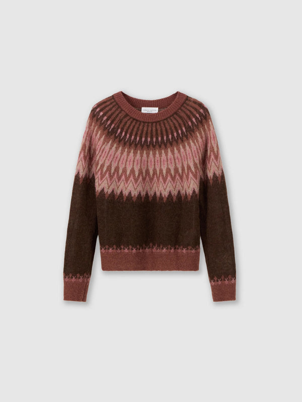Gemusterter Pullover